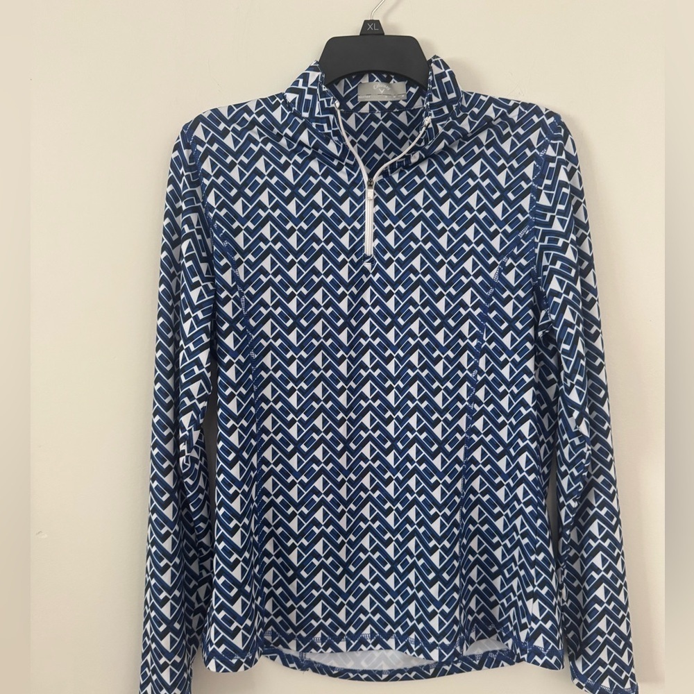 Callaway ladies weather series 1/4 zip long sleeve top